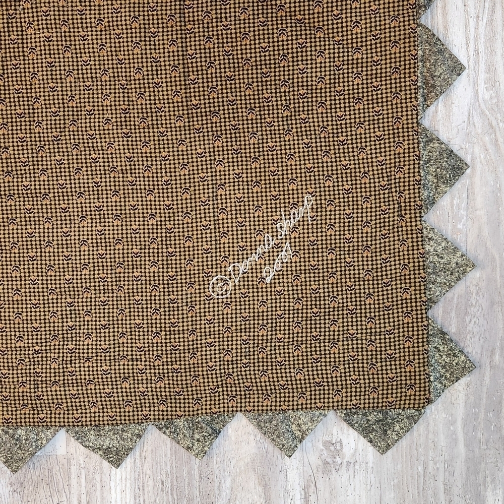 Rustic Cabin Quilt with Forest Design - Picture 12 of 12